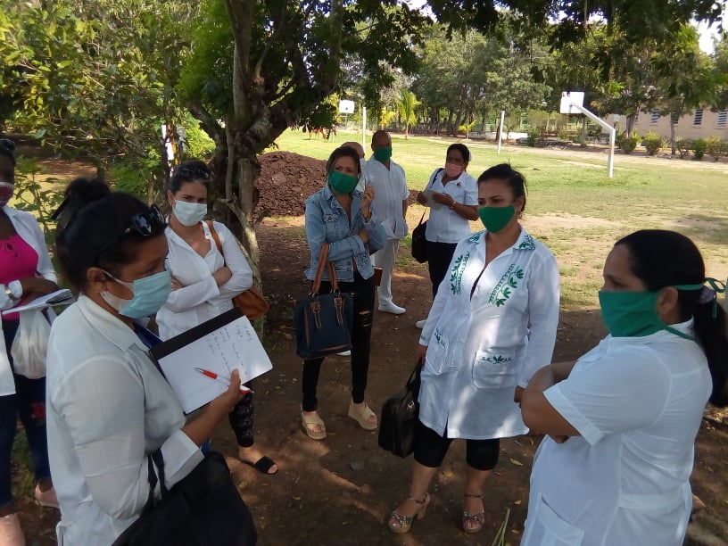 visita centro de aislamiento jobabo