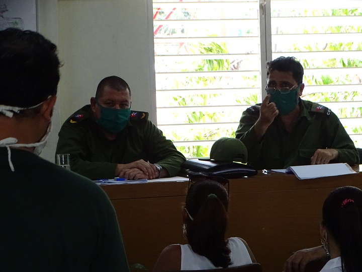 Consejo de Defensa Provincial chequea implementación de medidas en Jobabo ante COVID-19