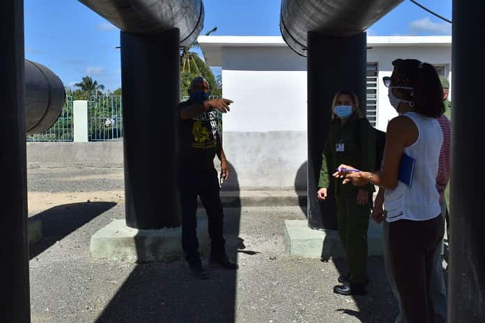 Jobabo: Reducción de riesgos en el itinerario de especialistas de la Defensa Civil Cubana 1 defensa civil desalinizadora