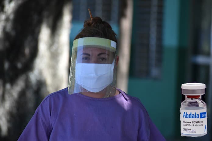 Abdala trabajadores de salud