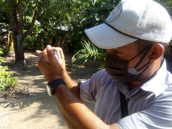 ¿Aedes Aegypti? 9 FOTO 7 MUESTRA RECOGIDA