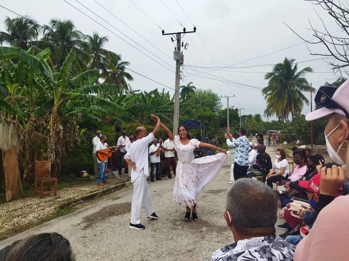 festejo en el barrio
