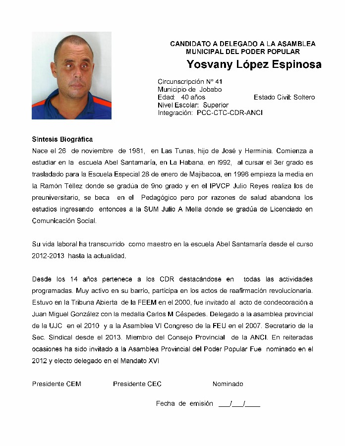 041 YOSVANY LOPEZ ESPINOSA 01