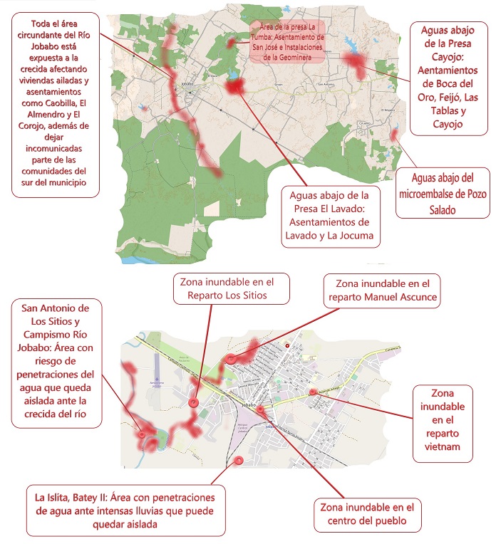 Riesos de penetraciones del agua e inundaciones